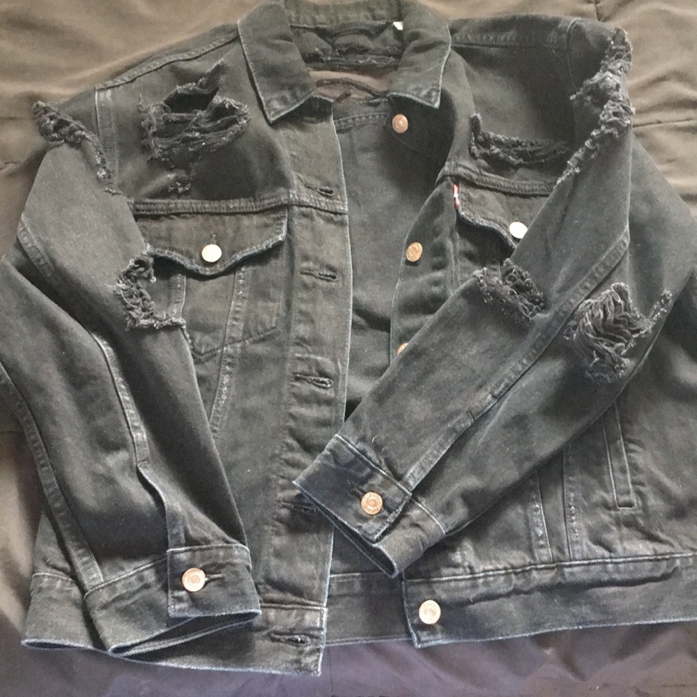 Levi’s super massive black hole trucker jacket
